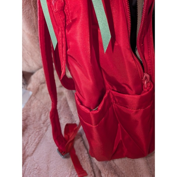 Vera Bradley backpack Large Bancroft Nylon Goji Berry Red Bookbag NEW $150